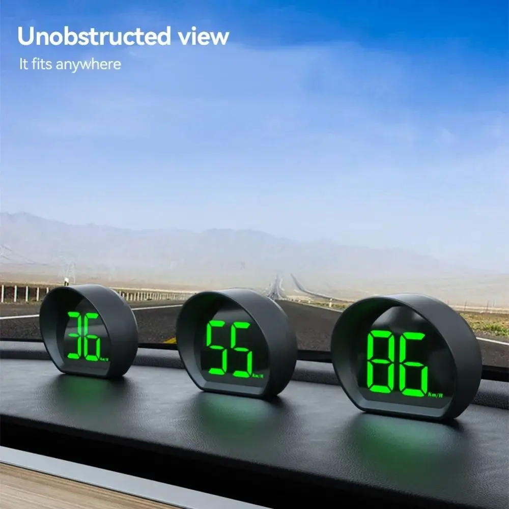 KMH/MPH GPS Car Digital Speedometer Versatile Compatibility Plug&Play Vehicle Speed Meter Universal Portable