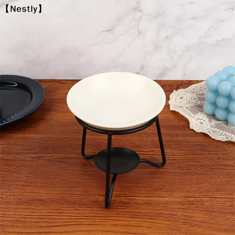 1Pc Aromatherapy Stove Essential Oil Burner Tealight Holder Candle Pie Burner Aroma Diffuser Decor Spa Meditation Ornament〔Nest〕