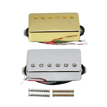 FLEOR 1PC LP גיטרה מאלניקו 5 Humbucker איסוף 4-מנצחים צוואר או גשר חשמלי גיטרה חלקים