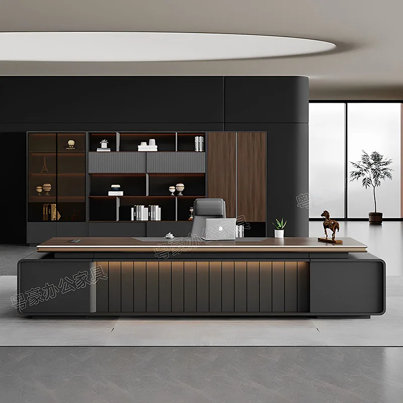 Modern Luxury Office Desk Executive Minimalist Design Storage Aesthetic Office Desk Display Organizers Ufficio Home Furniture