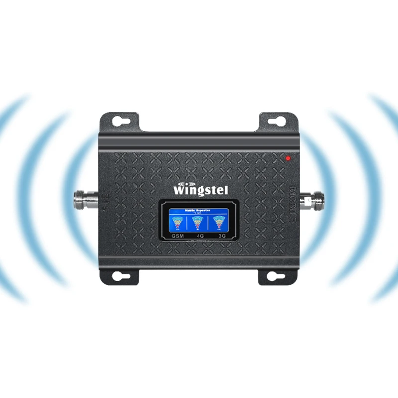 Accessories Mobile Gsm Signal Network Signal Booster Wingstel Gms Cell Way Amplifier Wcdma Cellular Home Car Mhz Band 13