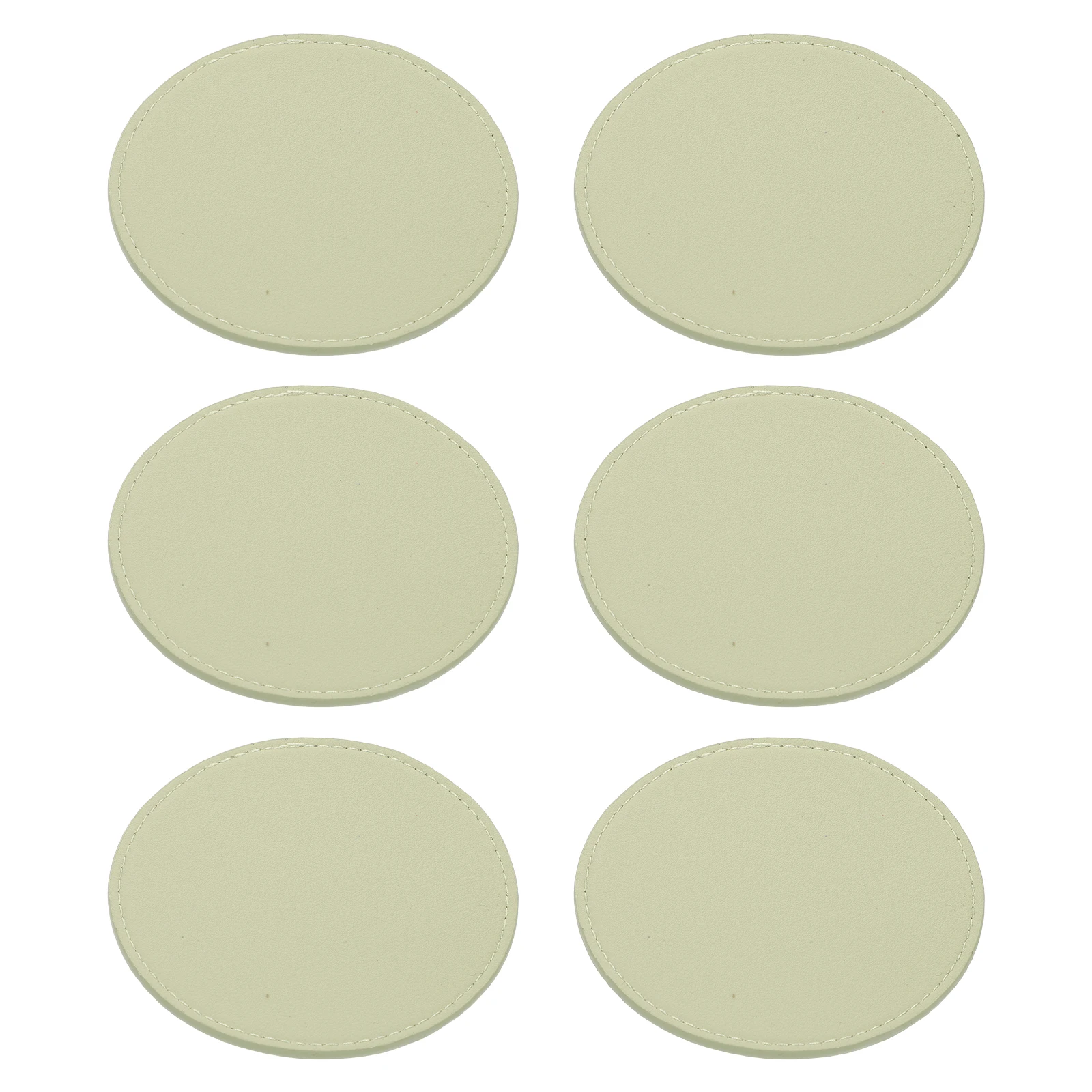 

6 Pcs Heat Insulation Non-Slip Coaster Tableware Pad Marble Cup Holder Coasters