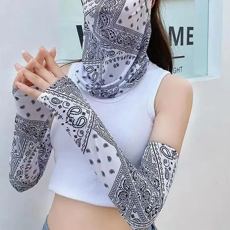 Face Bandana Masque Summer Face Neck Bandana with Sun Protection Motorcycle Bicycle Riding UVA UVB Resistant Face Bandana