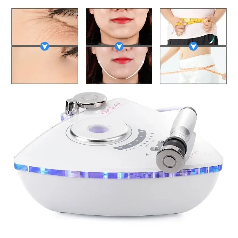 Dispositivo de belleza RF 3 en 1, máquina de estiramiento de la piel tripolar, elimina las arrugas del cuello y los ojos, doble mentón, estiramiento facial, estiramiento de la piel, adelgazamiento corporal