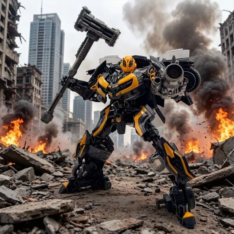 

Официально лицензированная коллекционная фигурка Hasbro Transformers: модель Бамблби из фильма «Дьявол» (Diablo Bumblebee), научно-фантастический фильм, с тем же дизайном, что и в модной коллекционной серии игрушек.