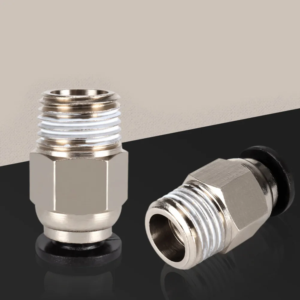 

1PC PTFE Bowden Tubing PC4 M10 Pneumatic Connector for 3D Printer Extruder Self Lubricating Reduced Friction Heat Resistant 280C