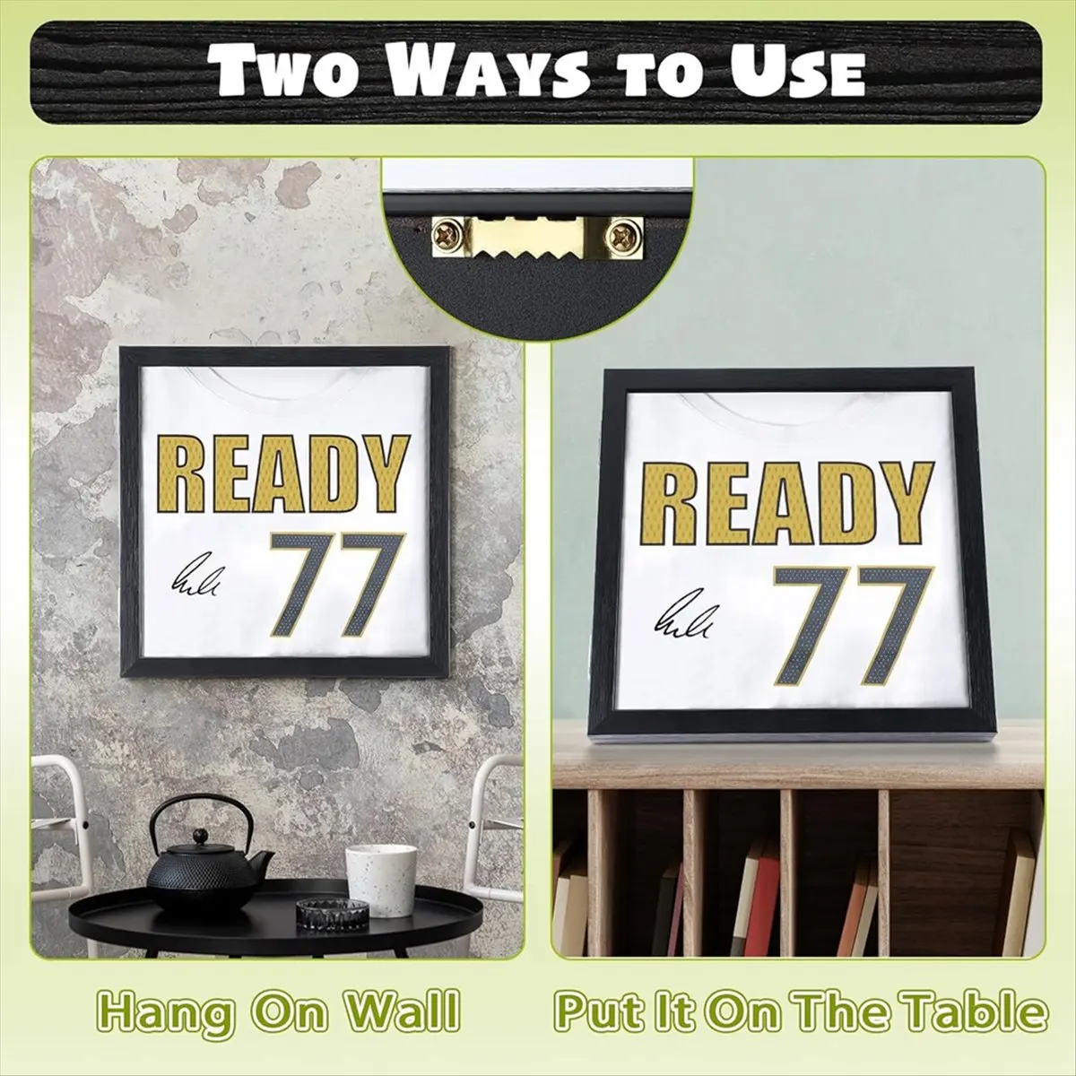 

Рамка для дисплея футболки, 13-дюймовая X 13-дюймовая черная рамка для футболки из искусственного дерева с 98% ультрафиолетовой защитой, акрил, витрина