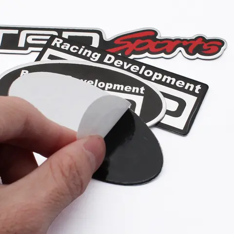 För Toyota Corolla Yaris Aygo Prius CHR Camry Auris Avensis Cruiser 3D-bil i aluminium TRD-emblemklistermärken Tillbehör 10 best sales Toyota Aygo 2015 tillbehör - №8