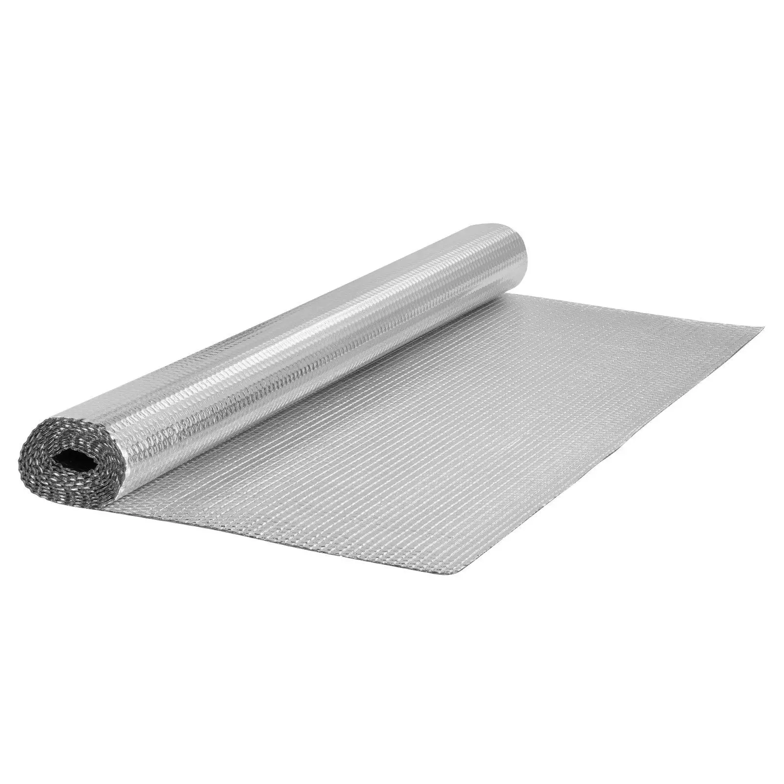 

Двойная светоотражающая изоляционная рулонная воздушно-пузырчатая пленка, сияющая 120 x 48 x 1/8 дюйма