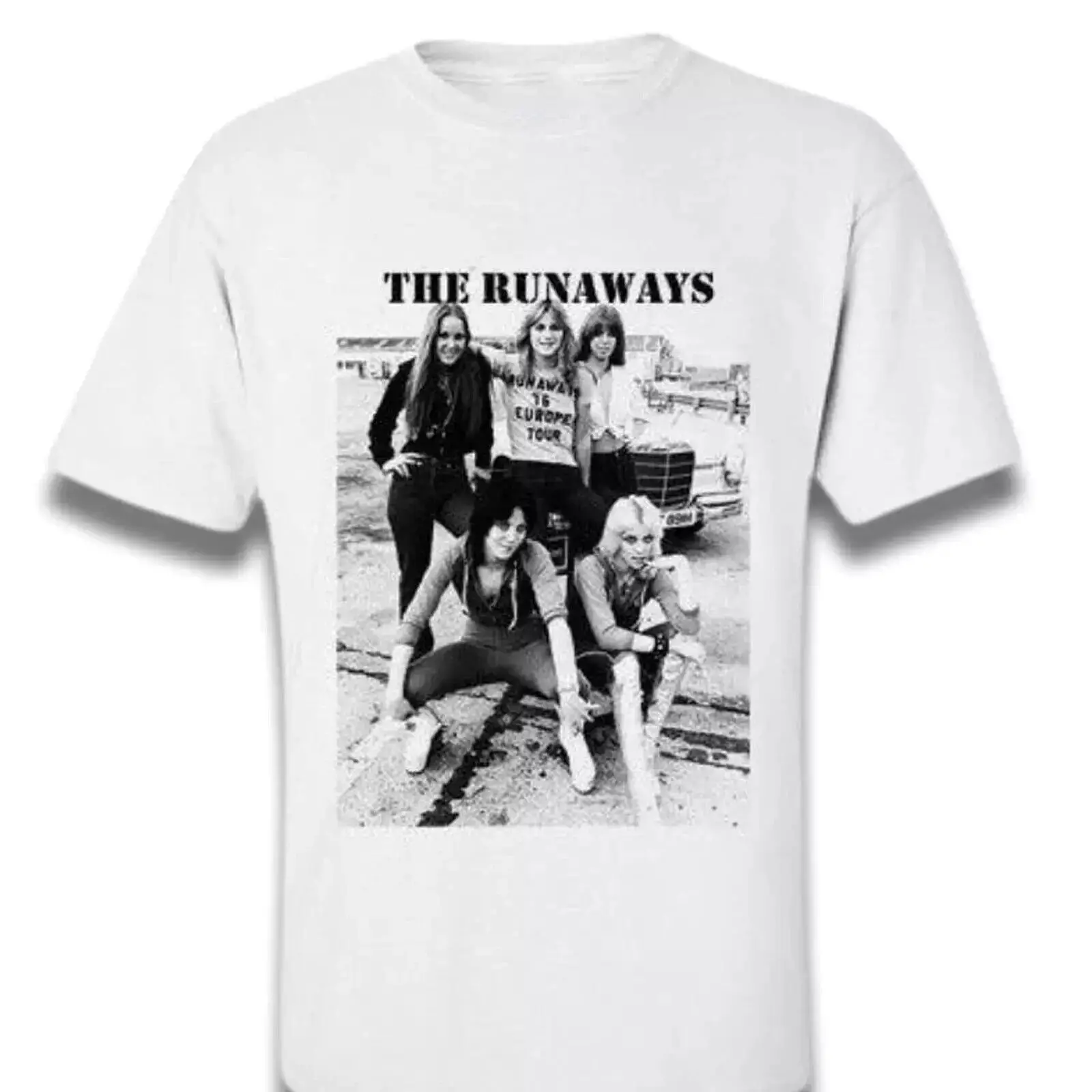 ~HOT SALE~ T-Shirt Vintage The Runaways Cotton Multicolor T-Shirt S-5XL