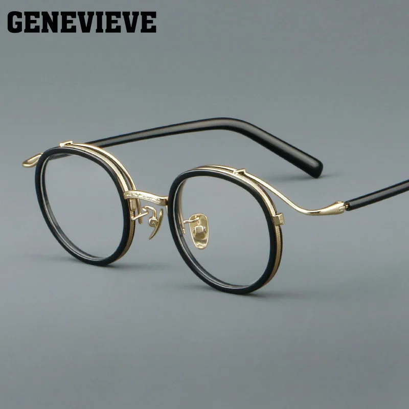 GENEVIEVE New Style Retro Personalized Design Anti-blue Light  Photochromic Reading Glasses Customizable Prescription MOP3