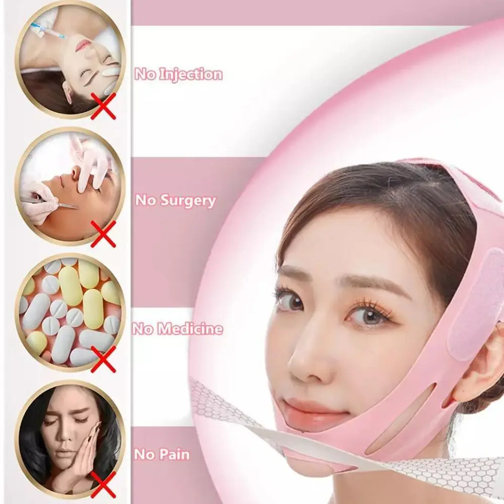 Hautpflege Schlaf Verband V Linie Gesicht Shaper Gesichtsmaske Wange Lift Up Band Gesichtsmassagegerät Anti Falten Strap Face Lift Verband