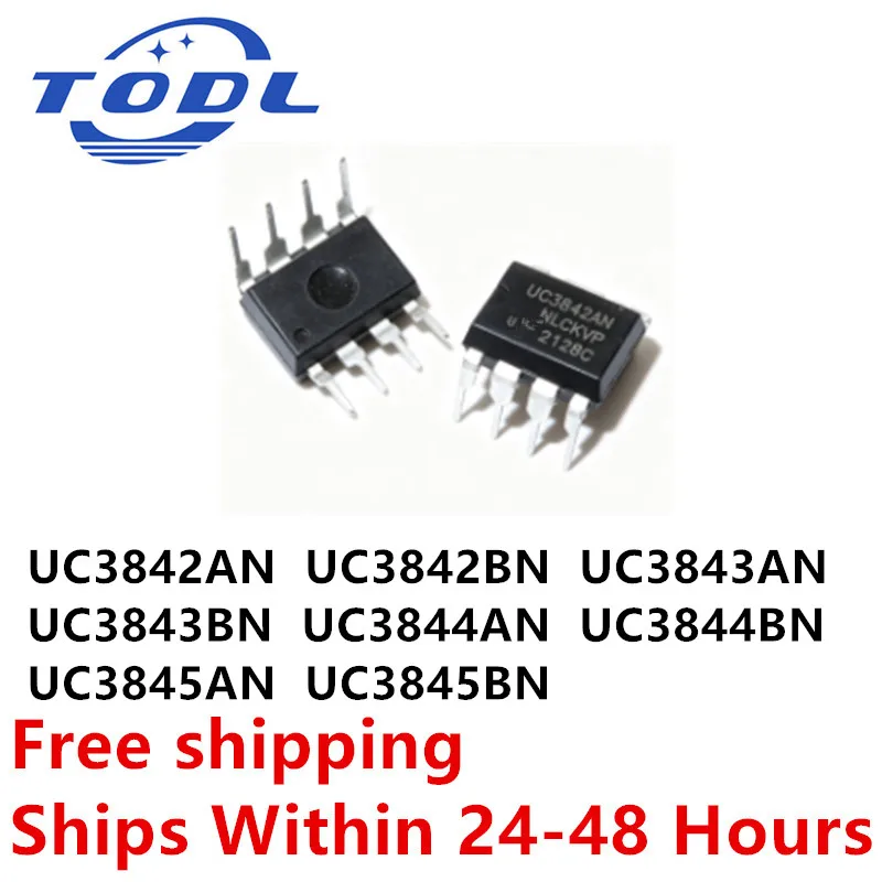 (10piece)100% New UC3844BN UC3842AN UC3842BN UC3843AN UC3843BN UC3844AN UC3845AN UC3845BN DIP-8 Chipset
