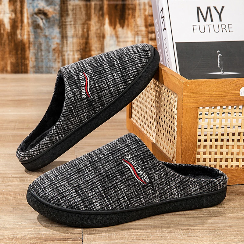 

Новые парные хлопковые тапочки, домашние хлопковые тапочки на осень и зиму, теплые хлопковые тапочки на толстой подошве и флисовой подкладке.