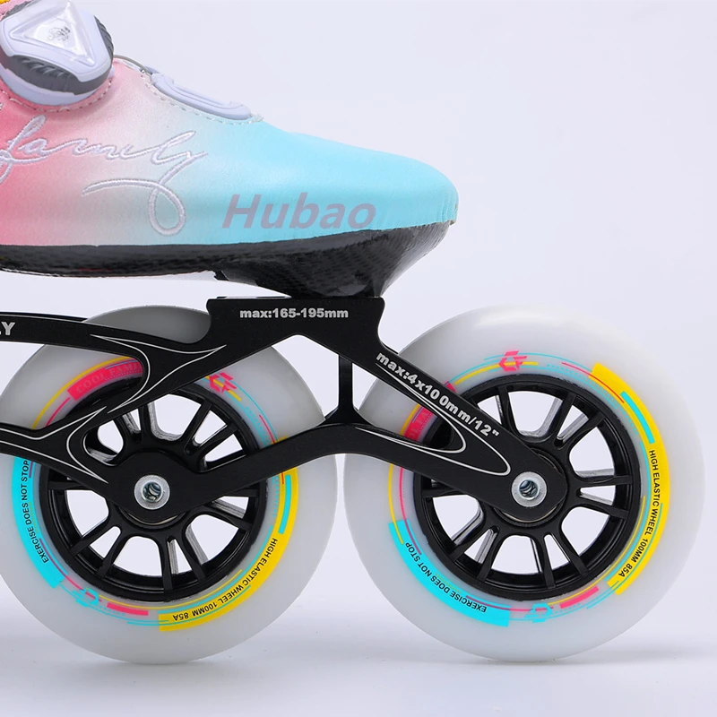 6 uds 8 Uds 84mm ruedas para patines de velocidad 90/100/110/125mm 85A ruedas para patines en línea ruedas para patines de carretera profesionales rueda de PU