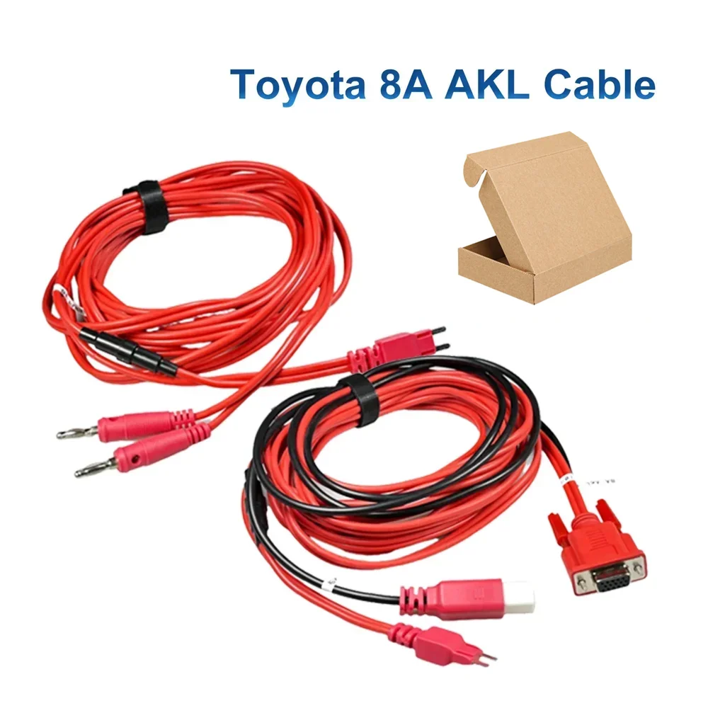 

Autel For Toyota 8A AKL Cable Non-Smart Key All Keys Lost Adapter Work with APB112 and G-Box2 G-BOX3 Car Diagnostic Cables