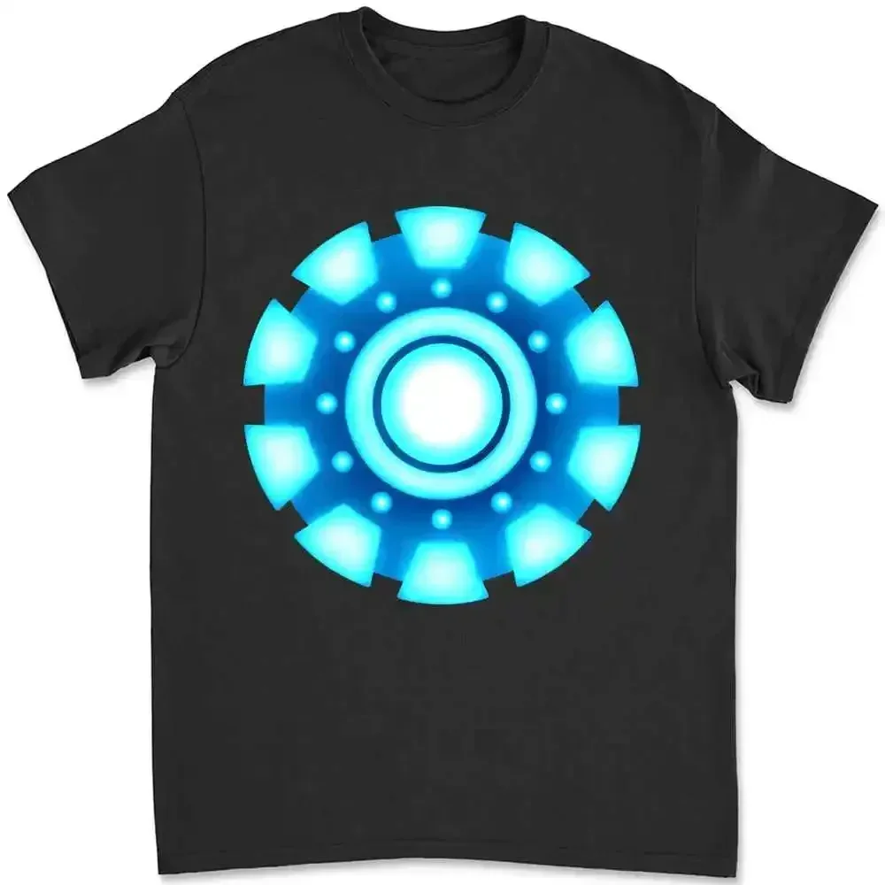 Arc Reactor Tony Stark Industries End Game Hero T-shirt 9295