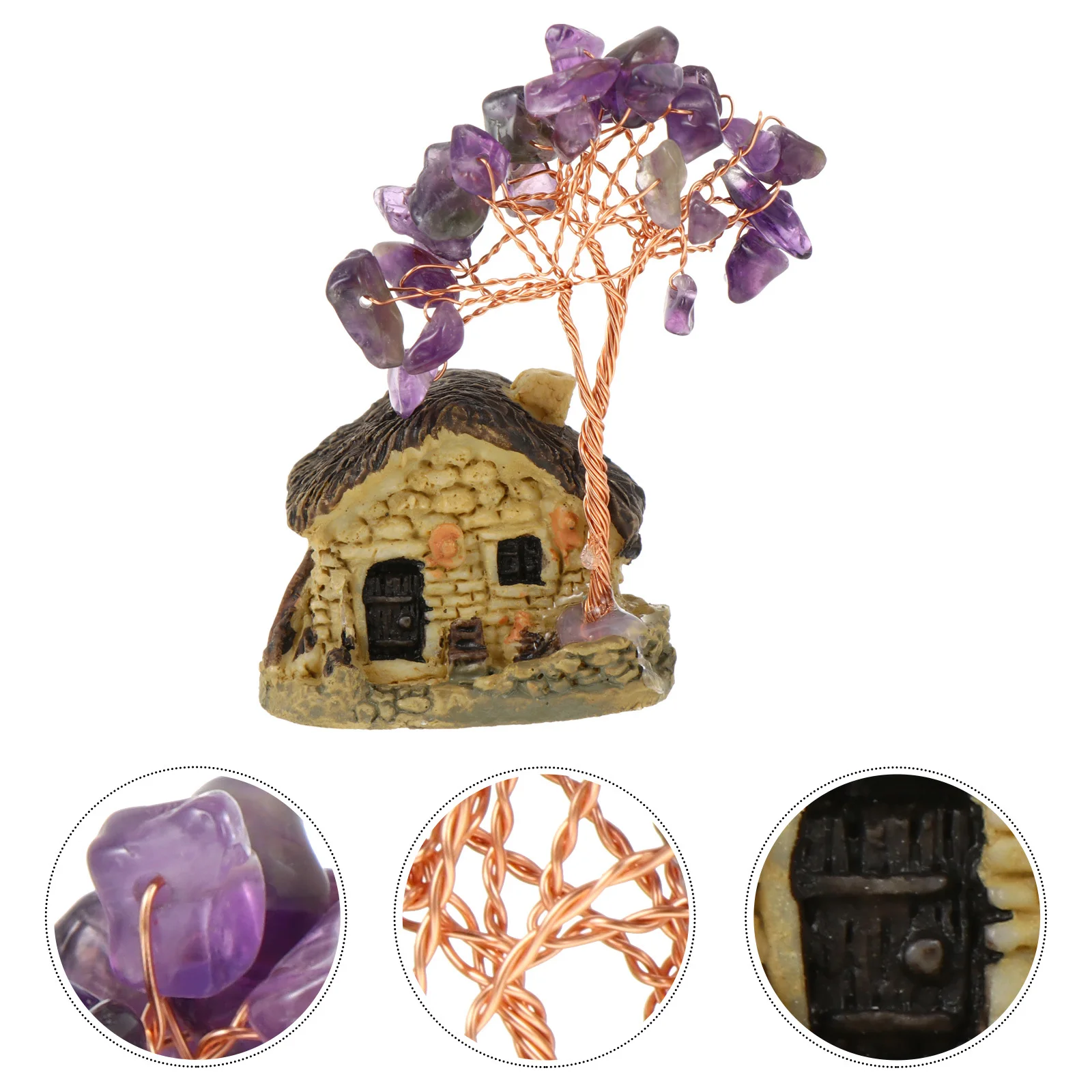 

Feng Shui Crystal Tree Decoration Beautiful Home Decor Item Long Usage Time Ideal for Various Occasions Gifts Feng Shui Tree