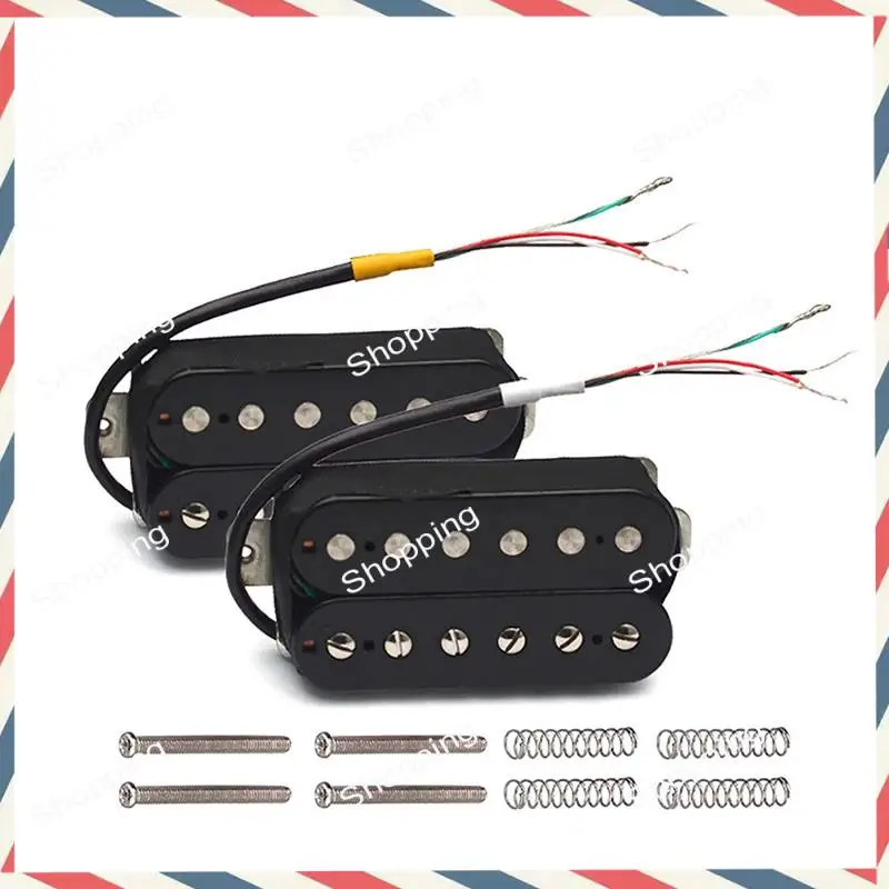 

A44M 2Pcs Electric Guitar Pickups Set 5 Double Coil Humbucker Electric Guitar Pickup Neck +Bridge Pickup