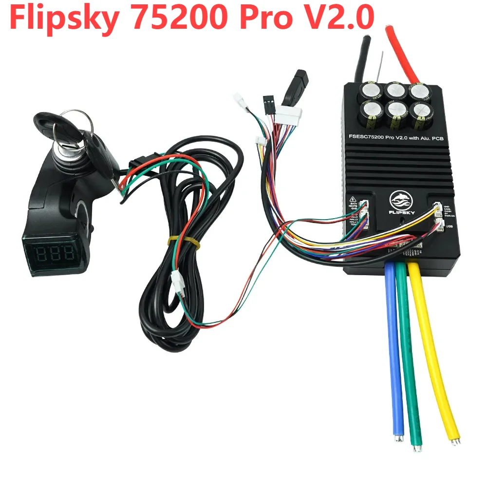 

Flipsky 75200 Pro V2.0 With Aluminum PCB Based on VESC For Electric Skateboard / Scooter / Ebike Speed Controller