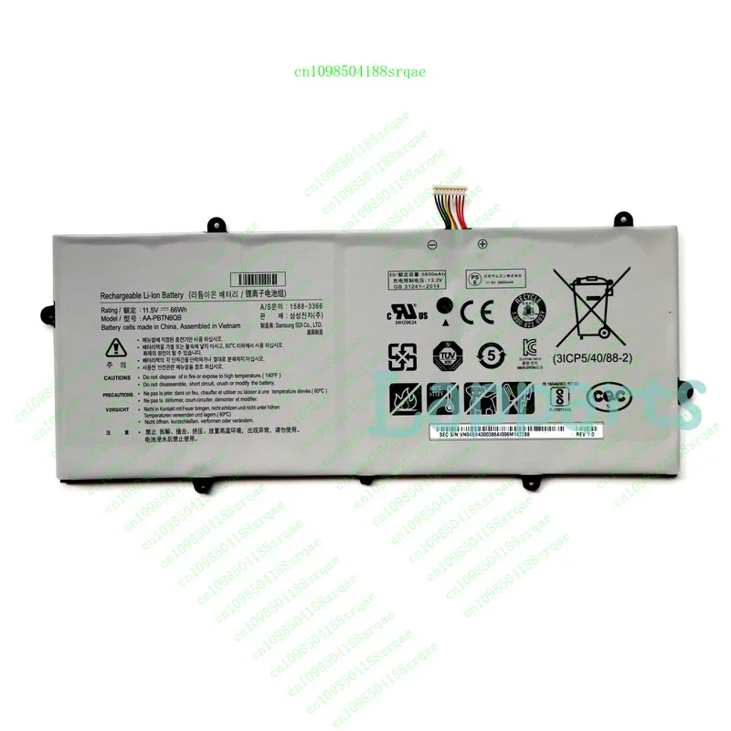

New Genuine AA-PBTN6QB Battery for Samsung Notebook 9 NP900X5N NP900X5N-X01US%100 test