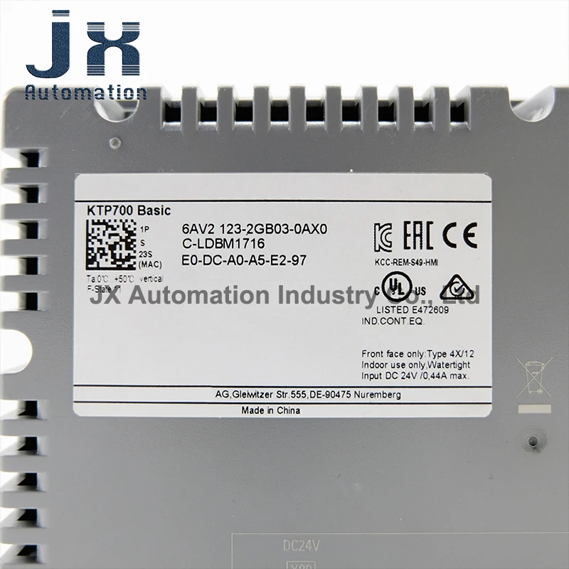 Originele 7 "Tft Display Hmi KTP700 Basic Kleur Pn Panel 6AV2123-2GB03-0AX0