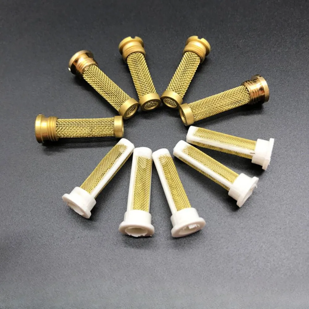 Mini Copper Filter M14*1.5 Fuel Pump Diesel Filter Fuel Pump Filter Oil Pipe Screw Hollow Screw Excavator Parts