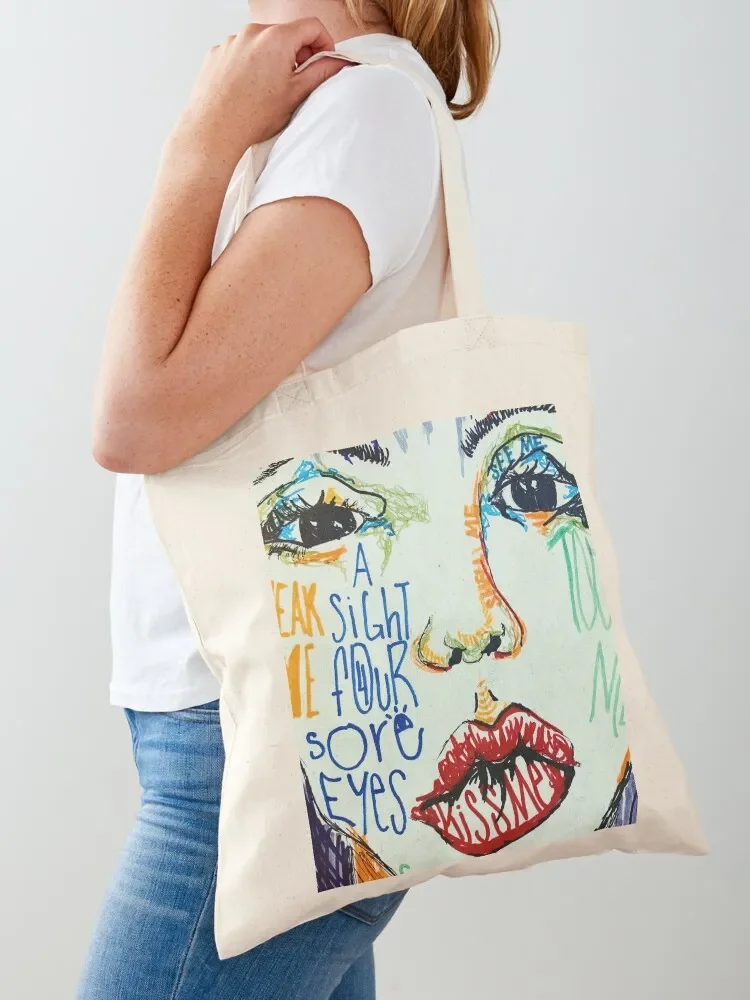 The Senses Tote Bag أكياس الحلوى حقائب سيدة حمل حقيبة