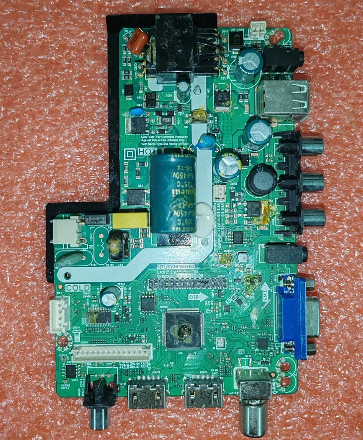NTU6710.3G101   NTU6710.3G100   Three in one LED TV motherboard, physical photo, tested