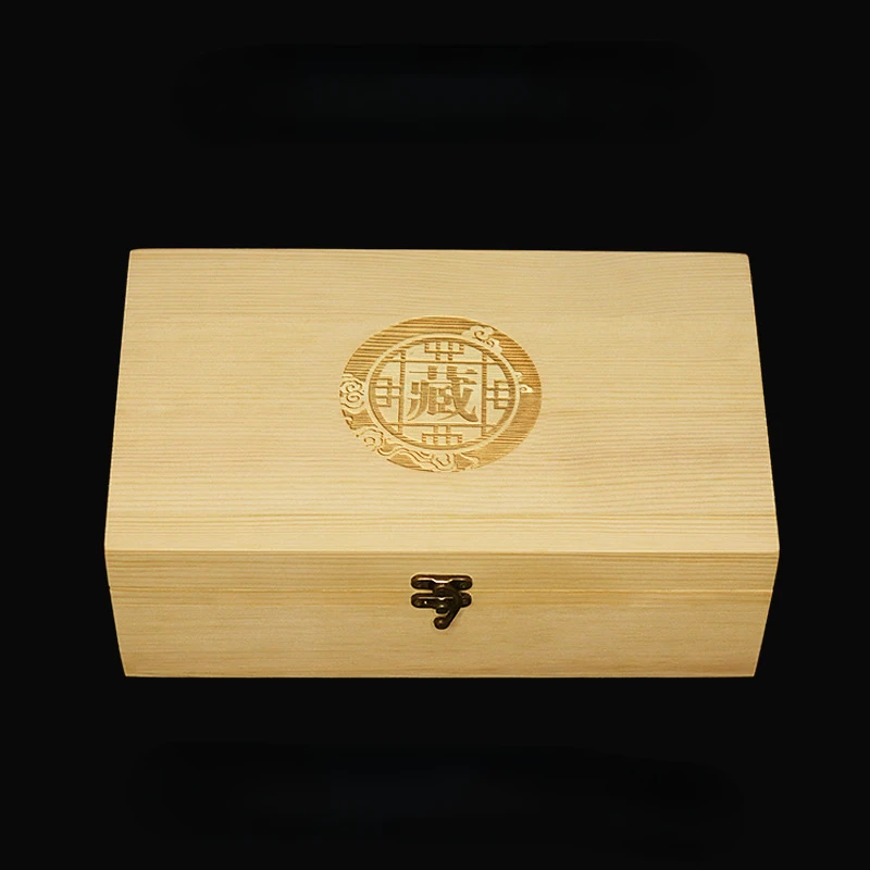 Premium Wooden Box for Coin Storage Box Collectors - Holds 40 Grid Commemorative Coin Home Office