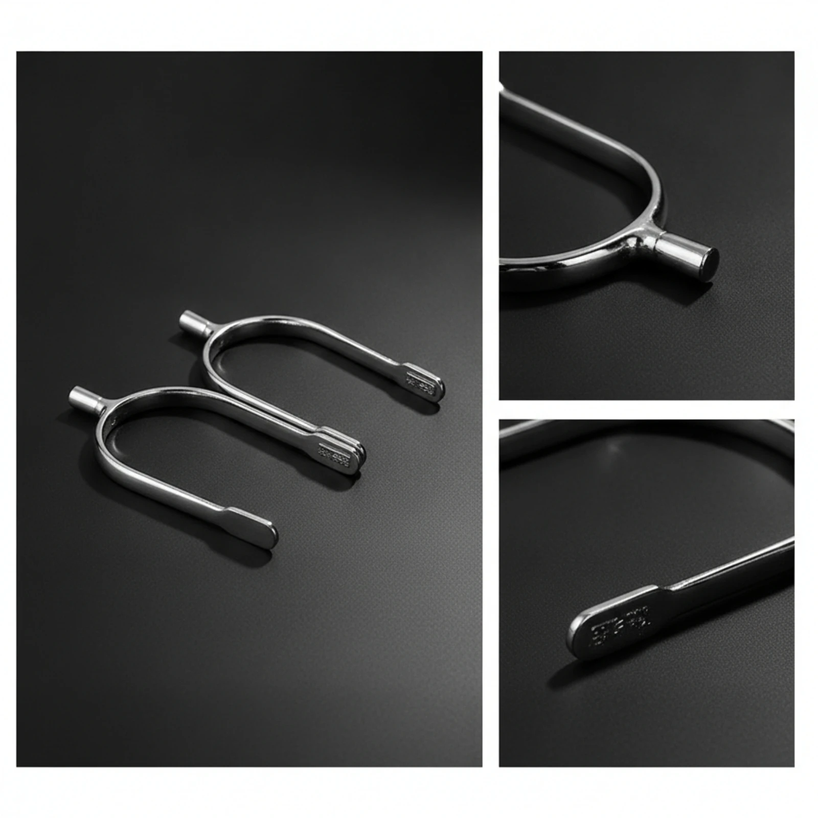 Stainless Steel Spur with Strap Polished Equestrian Spur with Strap Rust-Resistant for Riders, Horseback Riding