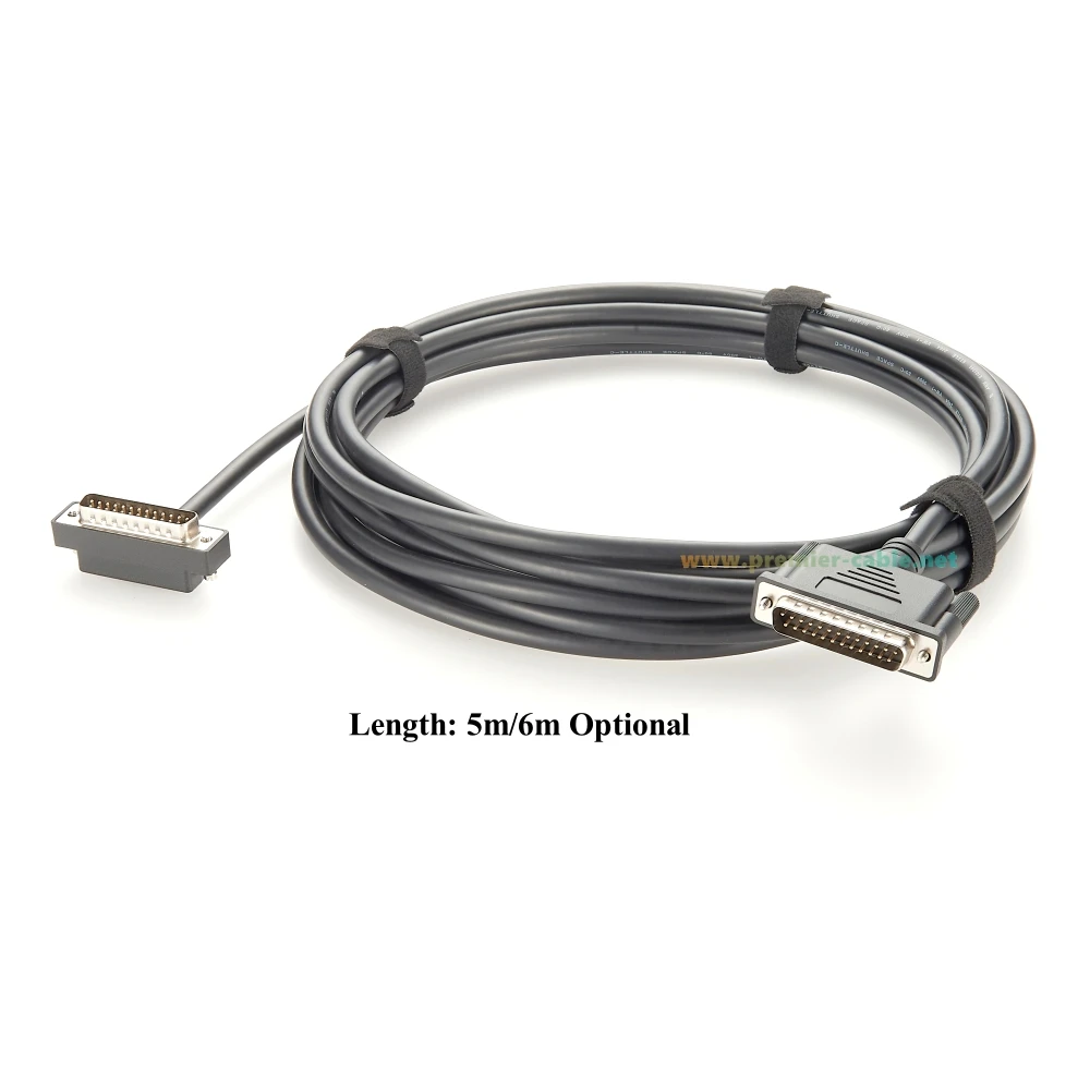 Low profile Right Angle DB25 Connector Cable Slim D-Sub 25Pin DB25 Male to Male Serial Cable UP Down Angled Printer Cable