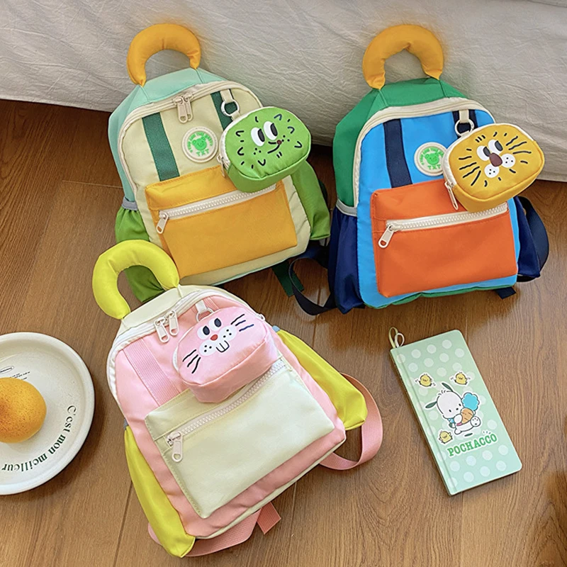 Cute Kids School Bag for Girls Boys Cartoon Primary Children School Backpack Portable Kindergarten Child Travel Bag