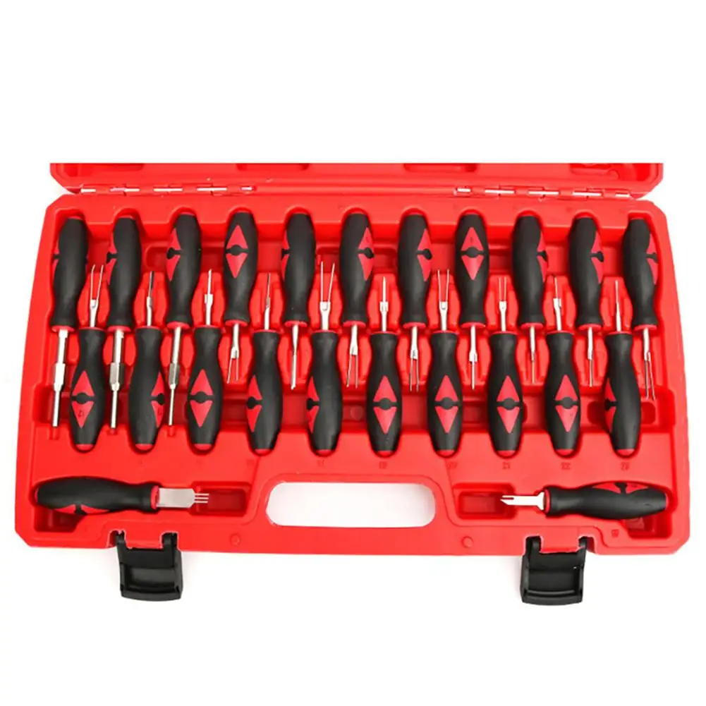 Terminal Release Kit Universal Vehicles Wire Harness Connector Removal Pin Extractor Release Tool (23 PCS) Drop Shipping