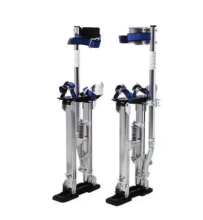 Drywall Stilts Adjustable Height Aluminum Painting Stilts Construction Plastering Working Height Support Tool