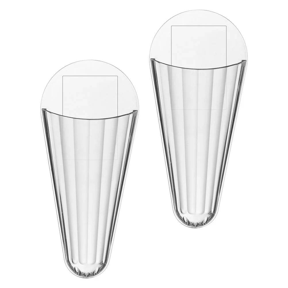 2 Pcs Garbage Can Scissors Storage Box Office Tools Wall Bracket The Pet Holder