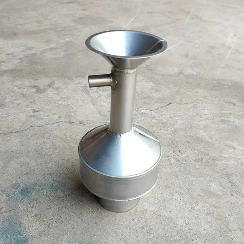 Stainless Steel Slurry Pulp Concentration Pot 500ml 1000ml, Spout Type Density Jug for Ore Slurry Density Test