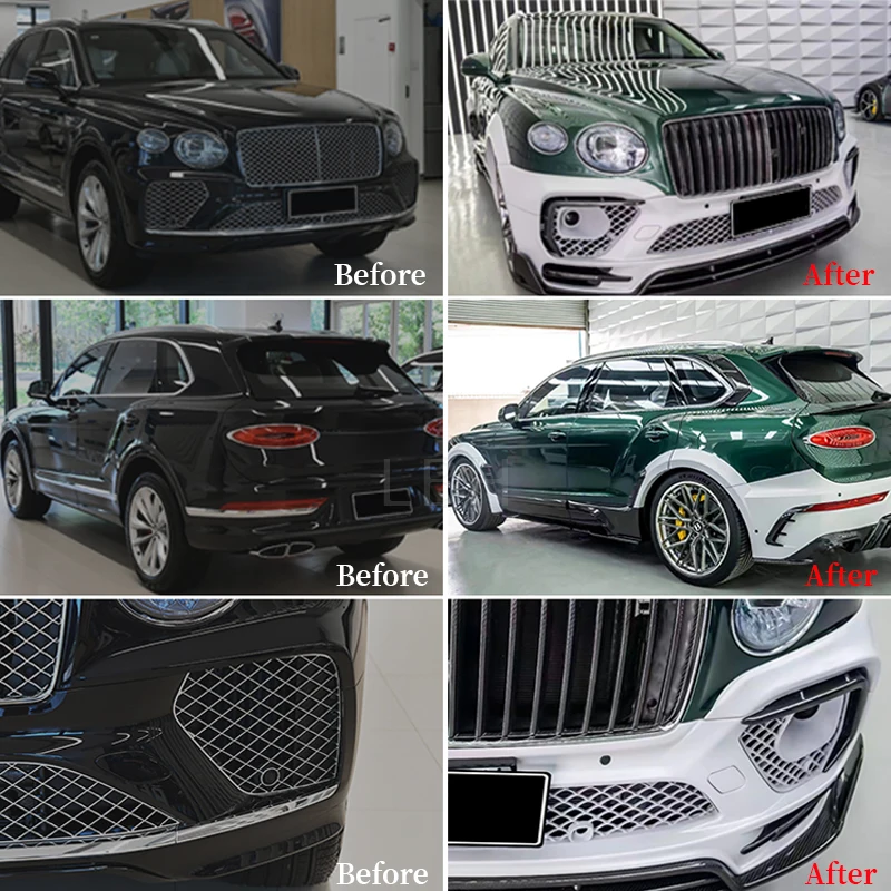 Fit for Bentley Bentayga 2021-2024 Upgraded Mansory High quality Auto Surround Front Rear Bumper Body Kit Car External Body Kit