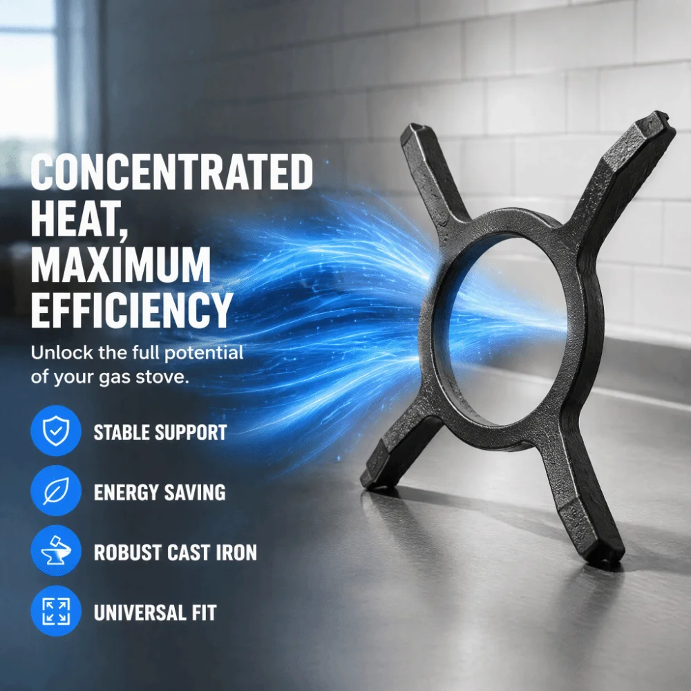 Universal Gas Stove Wok Support Ring Cast Iron 4 Claws Burner Range Reducer Anti-skid Anticorrosive Gas Stove Frame