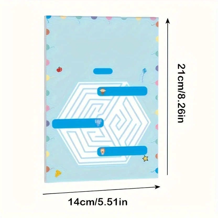 Montessori-Inspired Maze Game Book - Engaging Concentration Booster and Early Development Tool, Perfect Holiday Gift for Kids