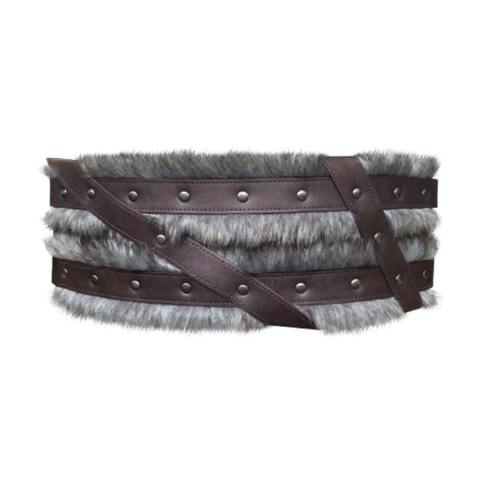 

Medieval Wide Belt Adults for Larp Halloween Costume Retro Design Faux Leather