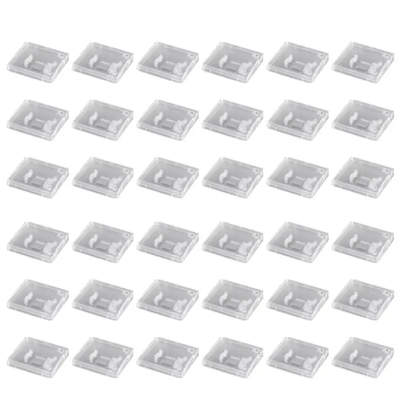 A99E-50Pcs USB Flash Drive Boxes Protector Transparent Clear Storage Case Dustproof USB Stick Packaging For Memory Drives
