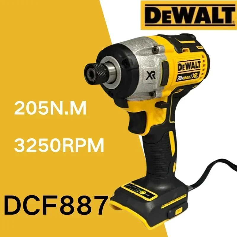 

DEWALT DCF887 Electric drill tools Impact driver 20V cordless drill Electric screwdriver Brushless motor Power tool Wireless