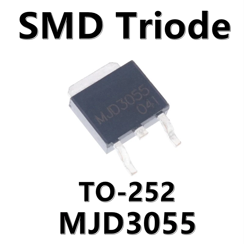 (10pcs) Transistor MJD3055 TO-252 SMD Triode 3055