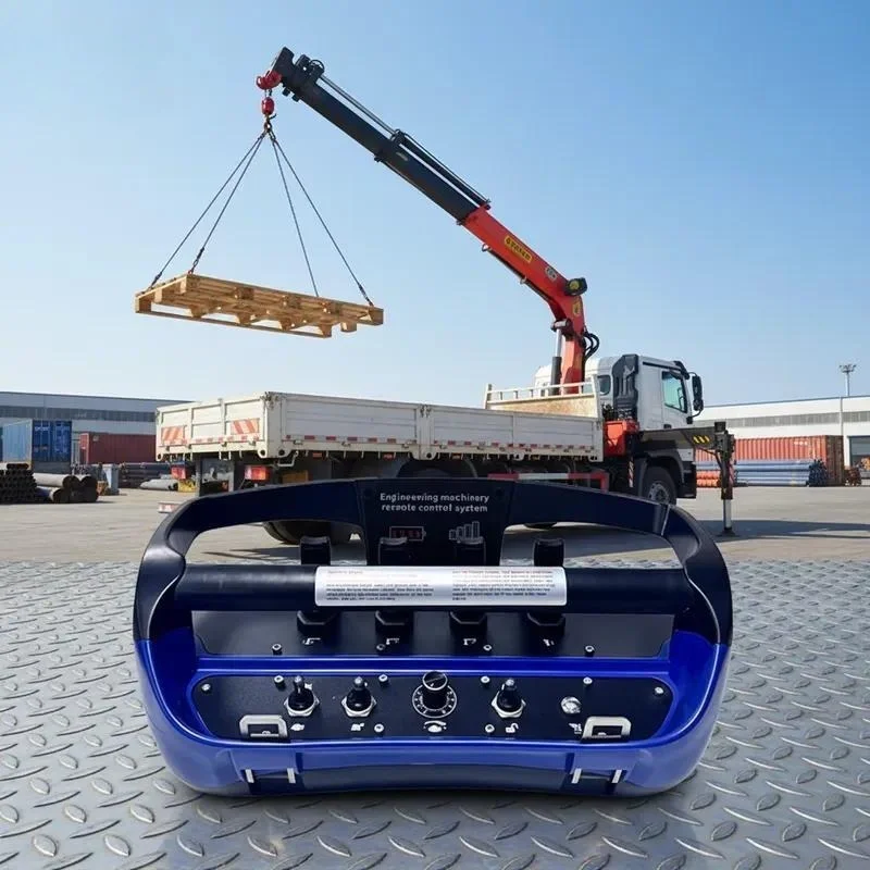 4 functions + accelerator DC 12V or 24V accurate and highly sensitive proportional crane remote control for loader cranes