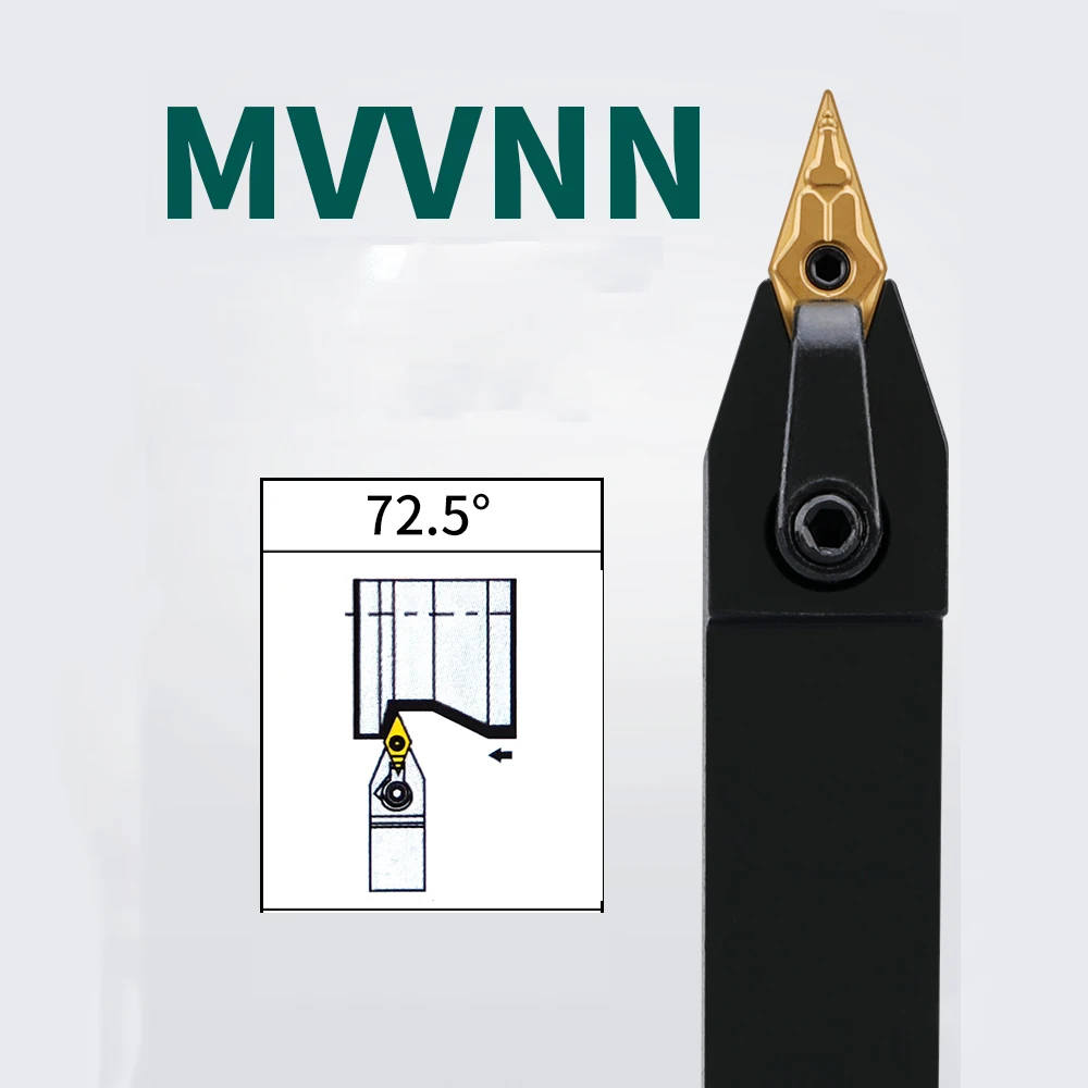 Mvvnn2525m16 mvvnn1616h16 mvvnn2020k16 externe dreh werkzeugs tange mvvnn schaft cnc mitte drehmaschine bearbeitungs schneid halter