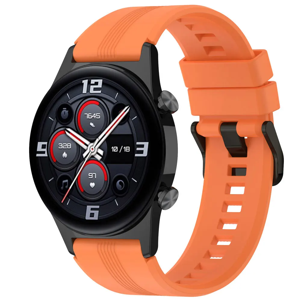22mm Official Silicone Watchband For Honor Watch GS3 Smart Watch Accessories For Honor Watch GS 3 Strap Wristband