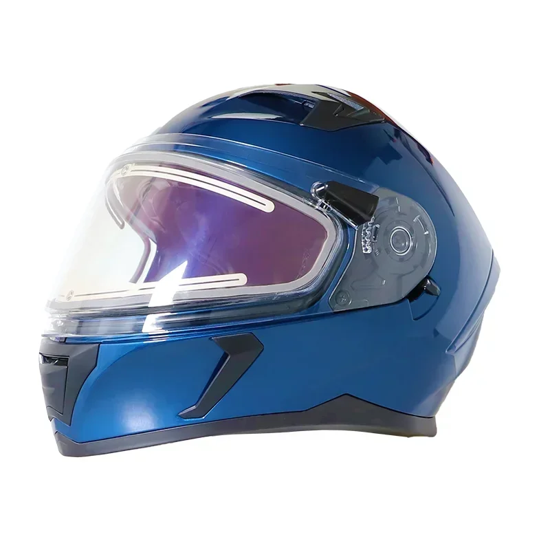 

DOT Snowmobile Helmet Heating Adult Full Face Snow Helmet With Framed Electric Shield Sport Road Motorcycle Helmet