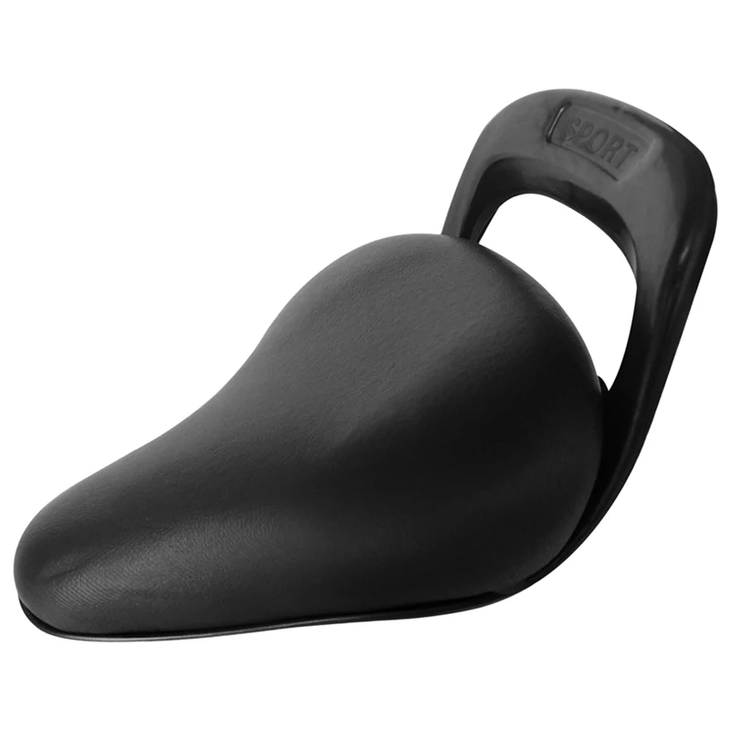 Bike Seat For Kids, Bike Saddle Handled PU Bicycle Seat, Bicycle Child Seat Rear With Handrail