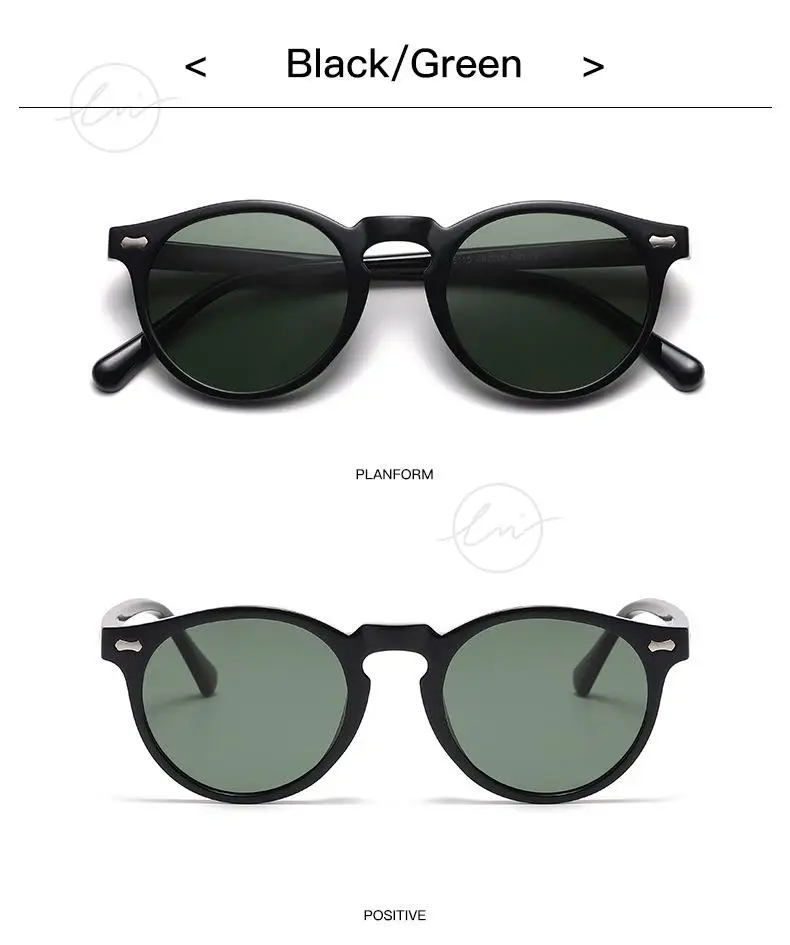 LM Klassische Runde Polarisierte Sonnenbrille Frauen Männer Tee Objektiv Outdoor Driving Shades Vintage Sonnenbrille Unisex UV400 Gafas De Sol – Detail 24